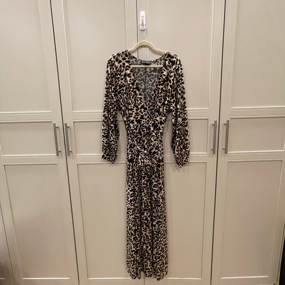 Eloquii Leopard Print Plus Size Maxi Dress - Picture 10 of 10